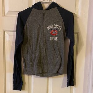 Genuine Merchandise Gray and Navy Minnesota Twins Hoodie